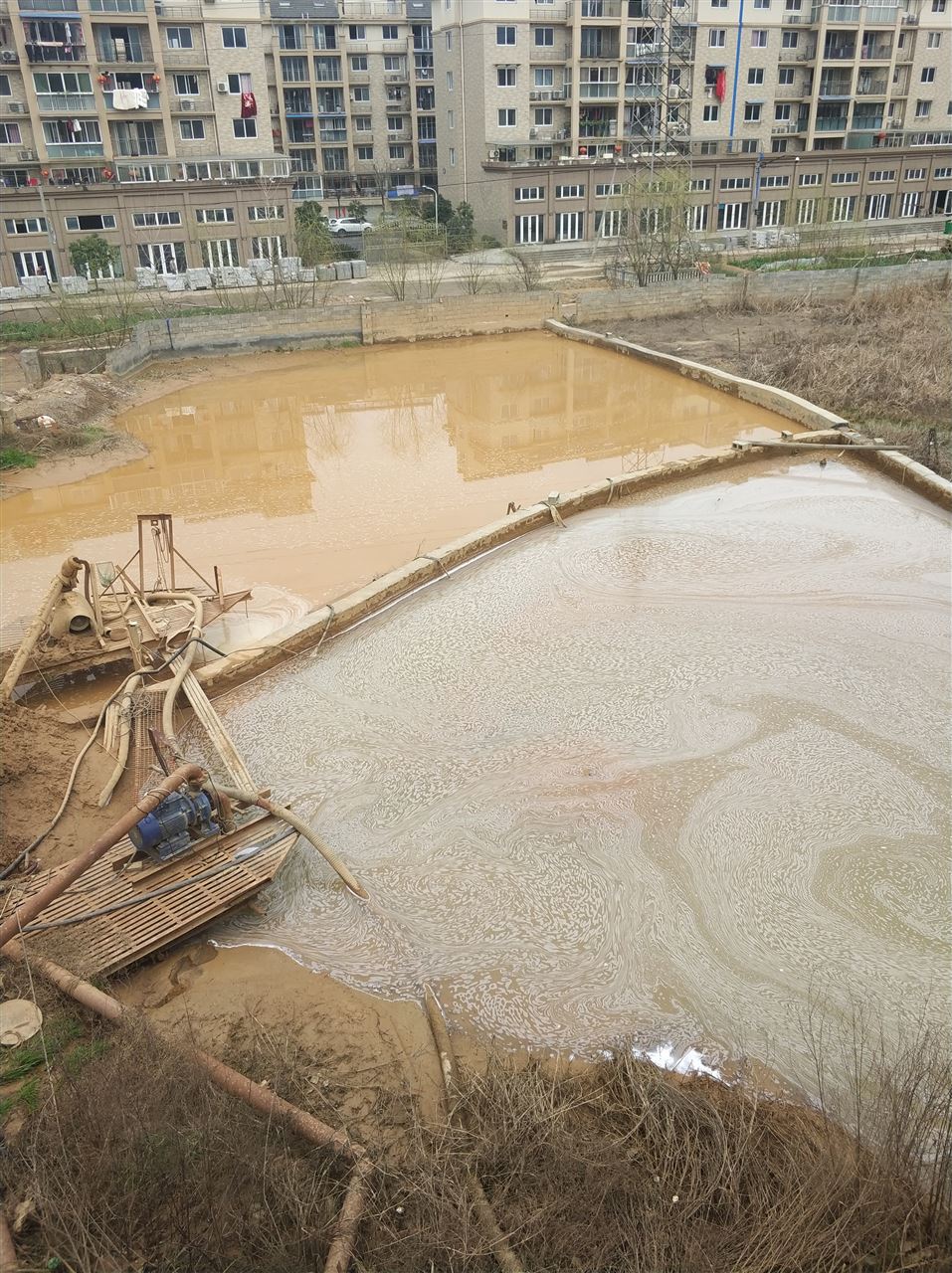 溪湖沉淀池淤泥清理-厂区废水池淤泥清淤